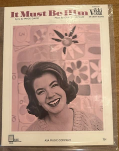 It Must Be Him | Recorded by Vikki Carr ©1967 Vintage Sheet Music, USA - Picture 1 of 1