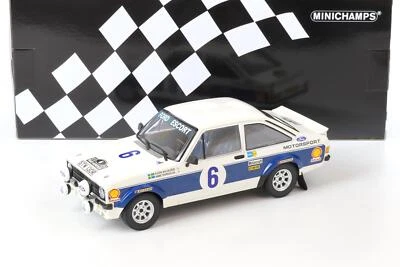 1:18 Minichamps Ford Escort RS 1800 Waldegard #6 Vincitore Rallye Acropoli 1977 - Immagine 1 di 4