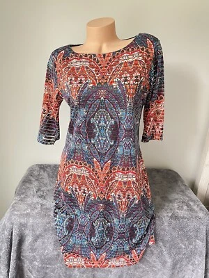 Vestido Vaina PAISLEY 10 M ESTAMPADO VESTIDO RECTO Oficina Carrera Pullover Forrado Foto 1 de 4