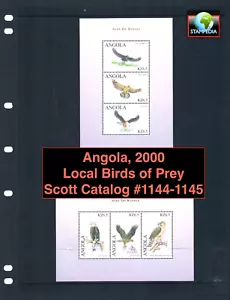2/3 de descuento $18.00 Scott Value - 2000 Angola Birds of Prey 2 s/s africano MNH NH UMM - Imagen 1 de 6