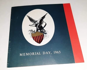 United Airlines Memorial Day 1965 menú especial 4x4" años 60 vintage - Imagen 1 de 5
