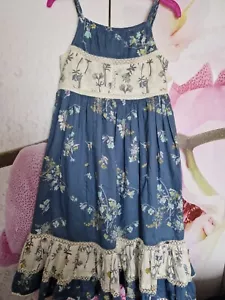 NEW NICE NEXT GIRL DRESS 7 YRS 7/8 YRS SMALL DEFECTS - Picture 1 of 2