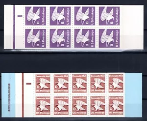 Estampillas de Estados Unidos - folletos - 2 variedades (G424) - Imagen 1 de 1