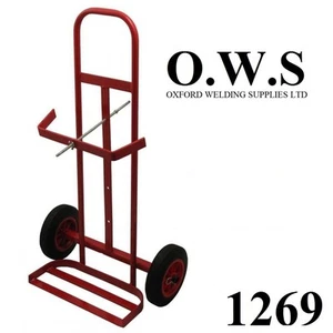 Gas Portable Welding Trolley 1269 Twin Bottle Welder 2 Bottle Cylinder Holder - Picture 1 of 1
