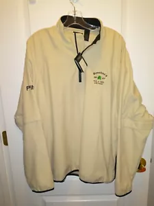 PING Collection Golf Windbreaker Light Rain Wind Jacket 1/4 Zip Large Beige NWT - Picture 1 of 7