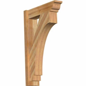 6 Zoll X 34 Zoll X 22 Zoll Western Red Cedar Imperial Traditional Rough Sawn Outloo - Bild 1 von 12