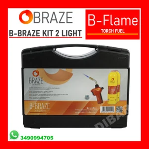 B-BRAZE KIT 2 LIGHT SALDOBRASATURA COMPLETO DI TORCIA 3 LANCE 2 BOMBOLE - Bild 1 von 8