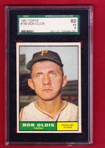 1961 Topps #149 Bob Oldis Pittsburgh Pirates SGC 5 EX - Bild 1 von 3