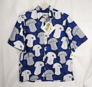 Reyn Spooner NYY Yankees Shirt Mens New York MLB Baseball Jersey Hawaiian Aloha - Picture 1 of 14