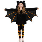 Halloween Children's Costume Bat Cloak Cape Catwoman Clothes Party Cosplay Suit