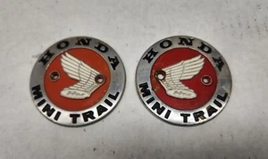 ORIGINAL GAS TANK EMBLEMS FOR YOUR 1968-1970 HONDA Z50 MINI TRAIL 68 69 Z50a 70 - Picture 1 of 5