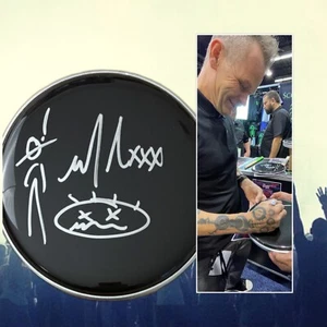 GFA Coal Chamber Drummer  * MIKEY COX *  Signed 10" Drumhead PROOF M7 COA - Picture 1 of 4
