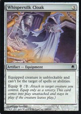Magic Mtg FOIL Darksteel Whispersilk Cloak   near mint