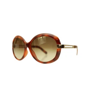 Chloe Havana Brown CE 670 SA Women's Fashion Round Sunglasses, Box - Picture 1 of 7