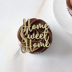 New Home Cupcake Toppers Couples Gifts Cake Topper Cupcake Decorations - Picture 1 of 2