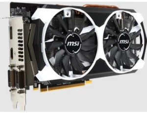 MSI R9 380 OC BLACK WHITE EDITION 2 GB AXR9 2GD5T Grafikkarte GPU fury pro duo x - Bild 1 von 7