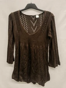Damen Bluse Damen Strickpullover Damen-Shirt BODYFLIRT braun NEU Größe S - Bild 1 von 1