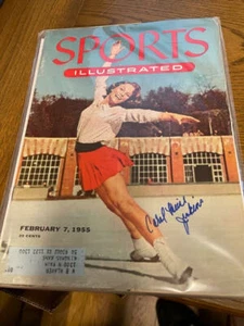 1955 Carol Heiss Olympic Figure Skating Autographed Signed Sports Illustrated - Picture 1 of 1