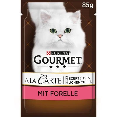 PURINA A la Carte Katzenfutter nass mit Forelle und Gemüse 26er Pack 26 x 85g - Bild 1 von 4