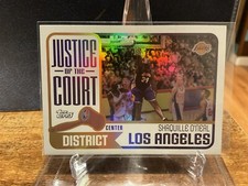 2003-04 Topps Justice of the Court #JC-3 Shaquille O'Neal LAKERS