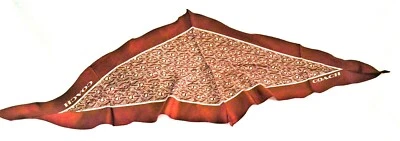 COACH Chain Silk Diamond Scarf F39419 Claret One Size NWT - Image 1 of 4