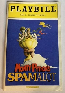 Monty Python's Spamalot Playbill NYC Broadway Harry Groener Lauren Kennedy 2006 - Bild 1 von 4