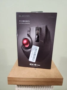 ELECOM EX-G Pro Trackball Mouse, Wired, Wireless, Bluetooth - Afbeelding 1 van 5