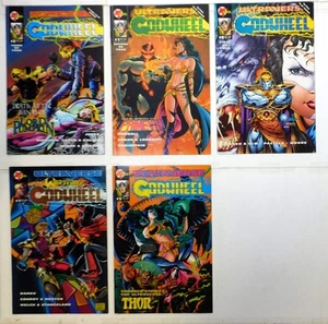 Godwheel Lot 5 #0, 1, 2, 3, Warstrike Prelude 1 1994 Malibu 1st Print Comics - Picture 1 of 1