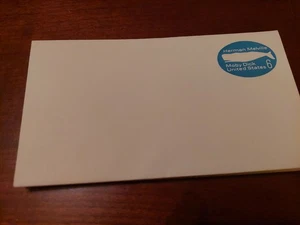 US Postal Stationery Envelope 6 Cent U.S. Blue Herman Melville Moby Dick - Picture 1 of 2