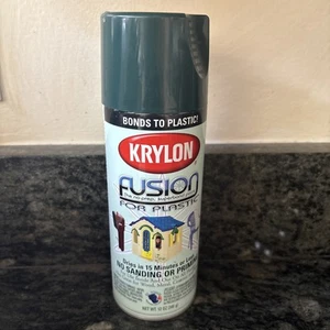 Krylon 2324 Hunter Green Fusion For Plastic Aerosol Spray Paint, 12-Ounce - Picture 1 of 5