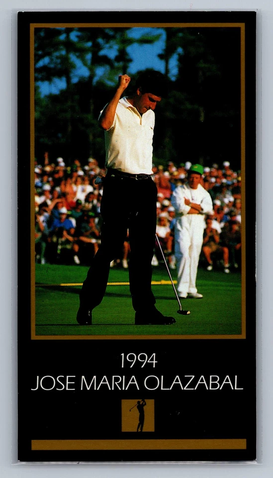 Jose Maria Olazabal 1998 Grand Slam Ventures: The Masters Collection #1994 - Image 1 of 2