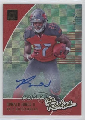 2018 Panini Donruss The Rookies Auto /499 Ronald Jones II #R-9 Auto RC - Image 1 of 2