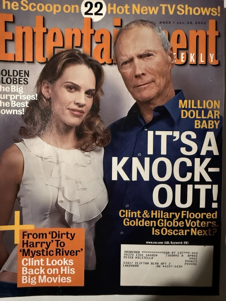 Entertainment Weekly Magazine Jan 28, 2005 Million Dollar Baby Movie - Image 1 of 1