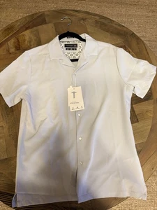 Cactus Man Ricky Singh Short Sleeve Shirt Men's Small Gray Tech Stretch NWT - Picture 1 of 5