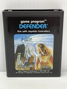 Defender (Atari 2600, 1982) Game Program Cartridge Manual Tested Cleaned CX2609 - Picture 1 of 7