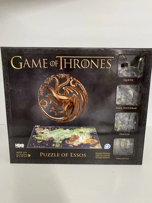 HBO Juego de Tronos 2016 Puzzle de Essos caja abierta contenido sellado Foto 1 de 4