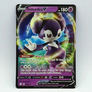Indeedee V 039/072 Shining Fates Ultra Rare Holo Pokemon TCG - Picture 1 of 2