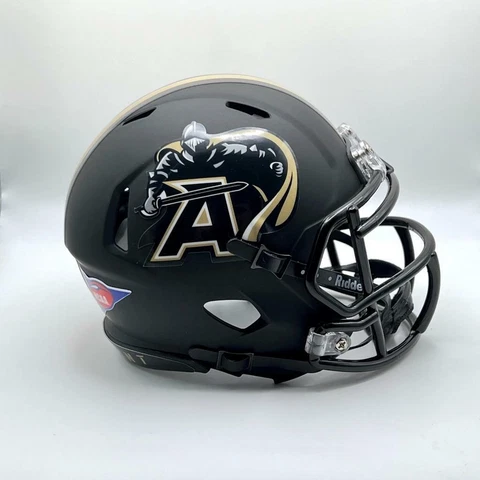 Army Black Knights CUSTOM Concept Matte Black 2006-2014 Mini Football Helmet Cover