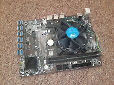 B250C BTC Mining Motherboard with I3 CPU 