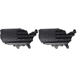 2 Pieces Metallauto -Logo Reisen Flaggenaufkleber Für Automänner - Afbeelding 1 van 12