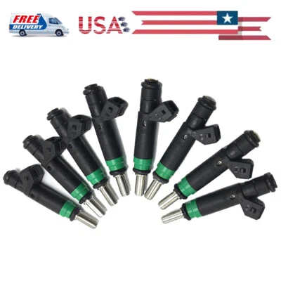8Pcs Fuel Injectors OE 7525721 For 2004-2010 BMW X5,745Li/i,645Ci,545i - Image 1 of 4