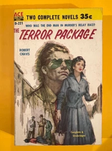 Ace D-221 The Terror Package/You've Bet Your Life	G+ Chavis/ Ashe 1st Print PB - Bild 1 von 3