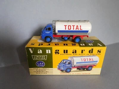 VANGUARDS  1/64 VA7003 BEDFORD S TYPE TANKER TOTAL OIL LTD EDITION 2210 of 5,000 - Image 1 of 4