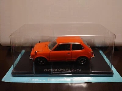 Hachette Honda Civic RS 1/24 coleção de carros japoneses 1974 novo - Imagem 1 de 4