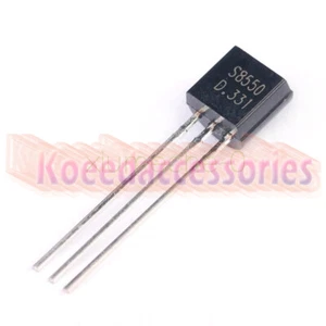 50PCS S8550 S8550D TO92 TRANSISTOR PNP 25V 0.5A TO-92. - Picture 1 of 4