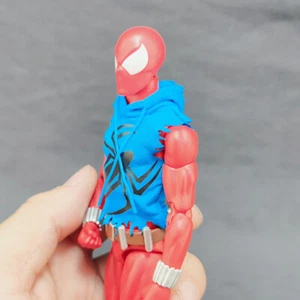 1/12 Scarlet Spider Man Damaged Hooded Top Coat For 6" Male Mafex Figure Body - Bild 1 von 3
