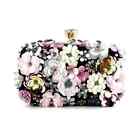 2024 Hot New  Women's Handbag Embroidered With Floral Diamonds