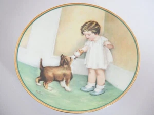 Collectible Plate - Wall Plate - A Child's Best Friend - The Reward - Picture 1 of 3