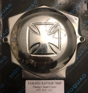 MODQUAD BILLET ALUMINUM TIMING CHAIN COVER CROSS YAMAHA RAPTOR 700 700R R - Picture 1 of 1