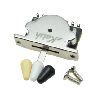 Interruptor selector de pastilla para guitarra fundida a presión de 5 vías KAISH con 3 puntas de plástico - Imagen 1 de 6